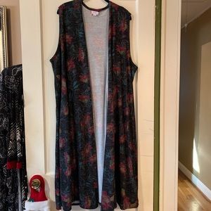 ⬇️$28 Lularoe Joy, Long Duster-style Vest, XL